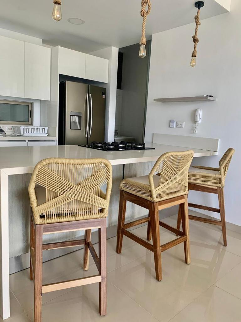 Samaria Club De Playa By Santa Marta Playa Resort, Preciosos Apartamentos En El Sector Exclusivo De Pozos Colorados Ngoại thất bức ảnh